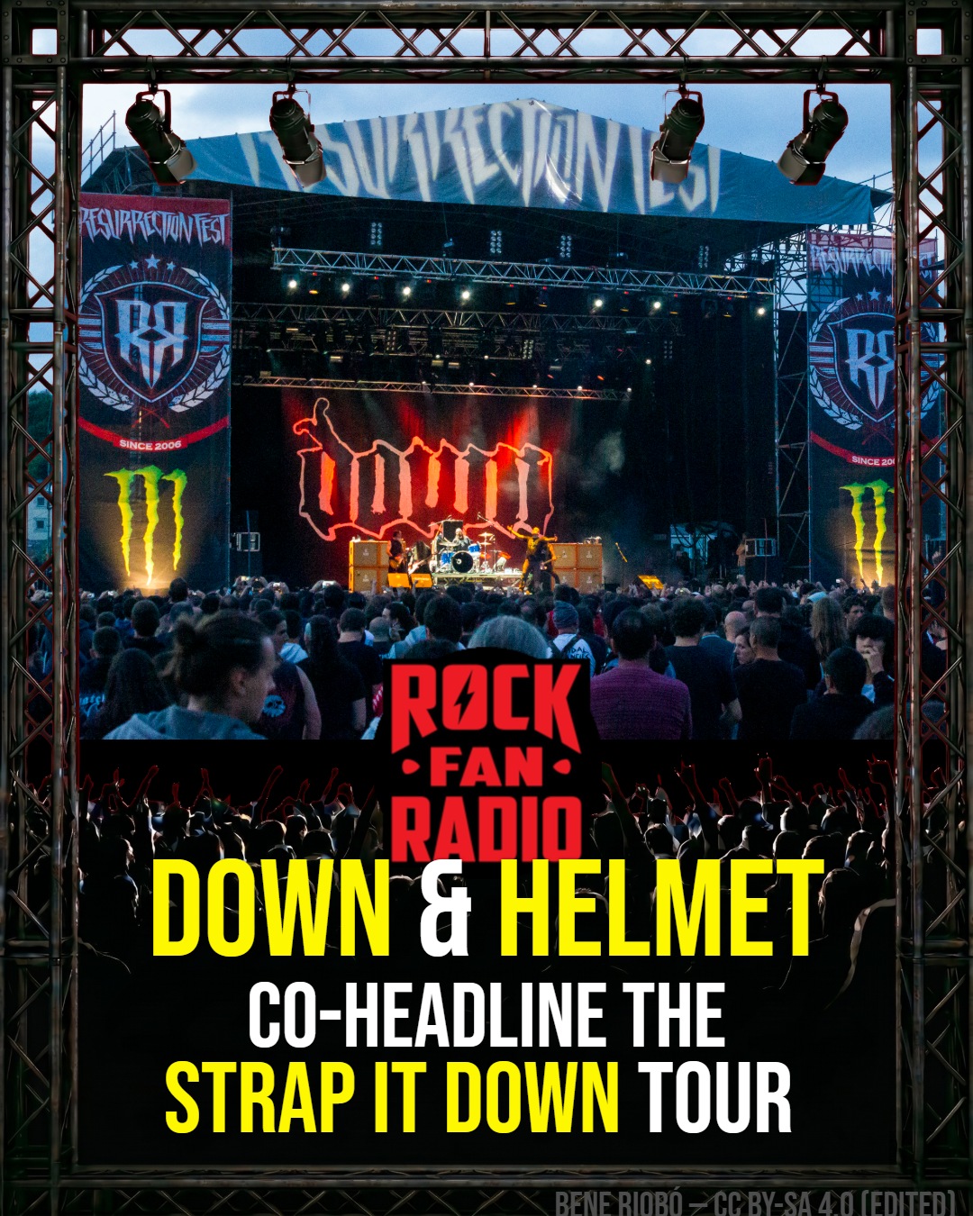 Down’s ‘Strap It Down’ Tour Features Helmet As Co-Headliner