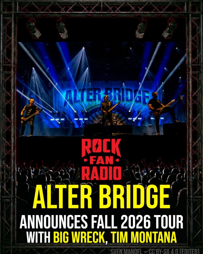 Alter Bridge Announces Fall 2026 Tour With Big Wreck, Tim Montana