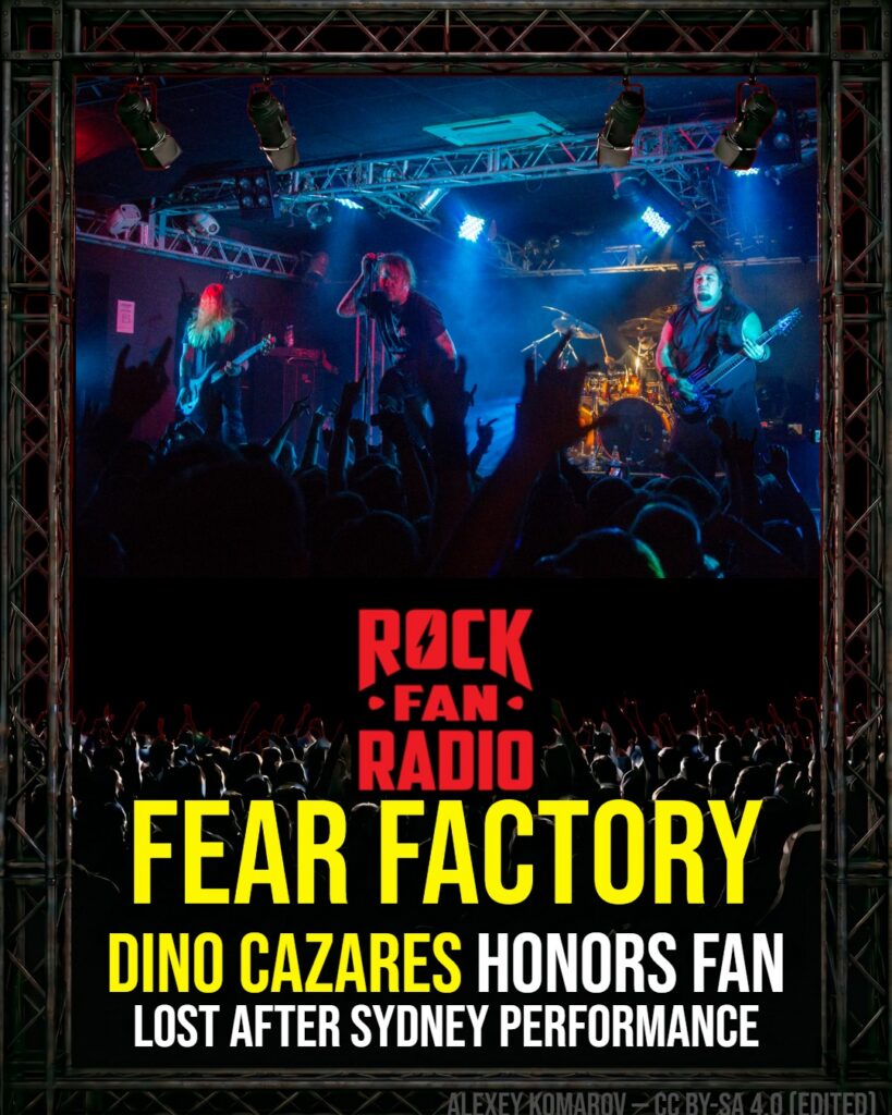 Fear Factory’s Dino Cazares Honors Fan Lost After Sydney Performance