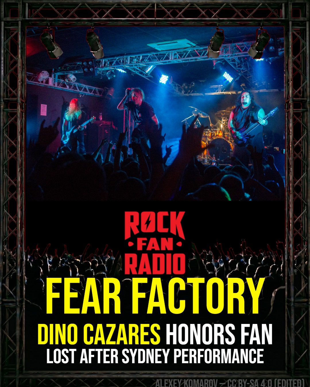 Fear Factory’s Dino Cazares Honors Fan Lost After Sydney Performance