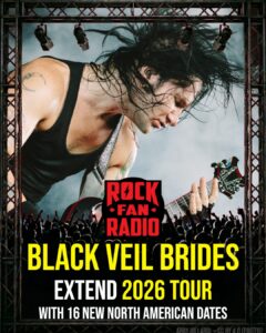Black Veil Brides Extend 2026 Tour With 16 New North American Dates