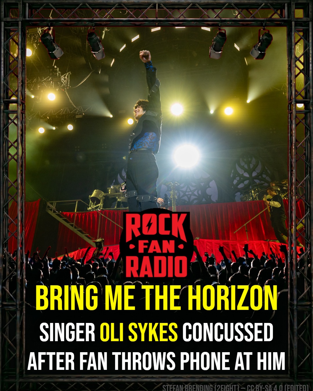Bring Me the Horizon Singer Concussed After Fan Throws Phone at Him