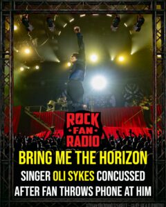 Bring Me the Horizon Singer Concussed After Fan Throws Phone at Him