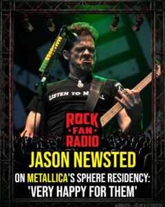 Jason Newsted on Metallica's Sphere Residency: 'Very Happy for Them'