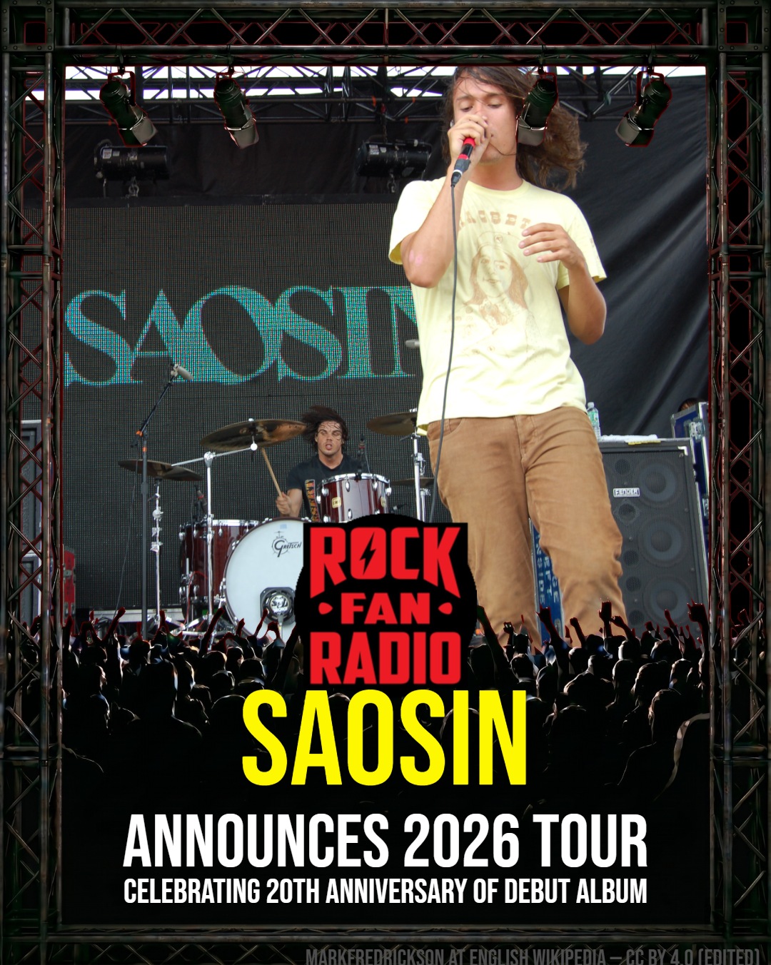 Saosin Announces 2026 Tour Celebrating 20th Anniversary of Debut Album