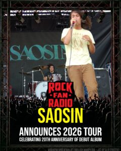 Saosin Announces 2026 Tour Celebrating 20th Anniversary of Debut Album