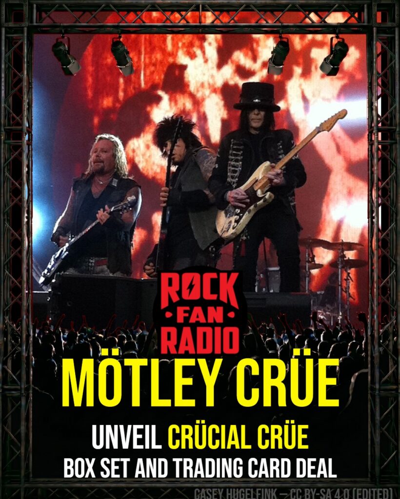 Mötley Crüe Unveil 'Crücial Crüe' Box Set and Trading Card Deal