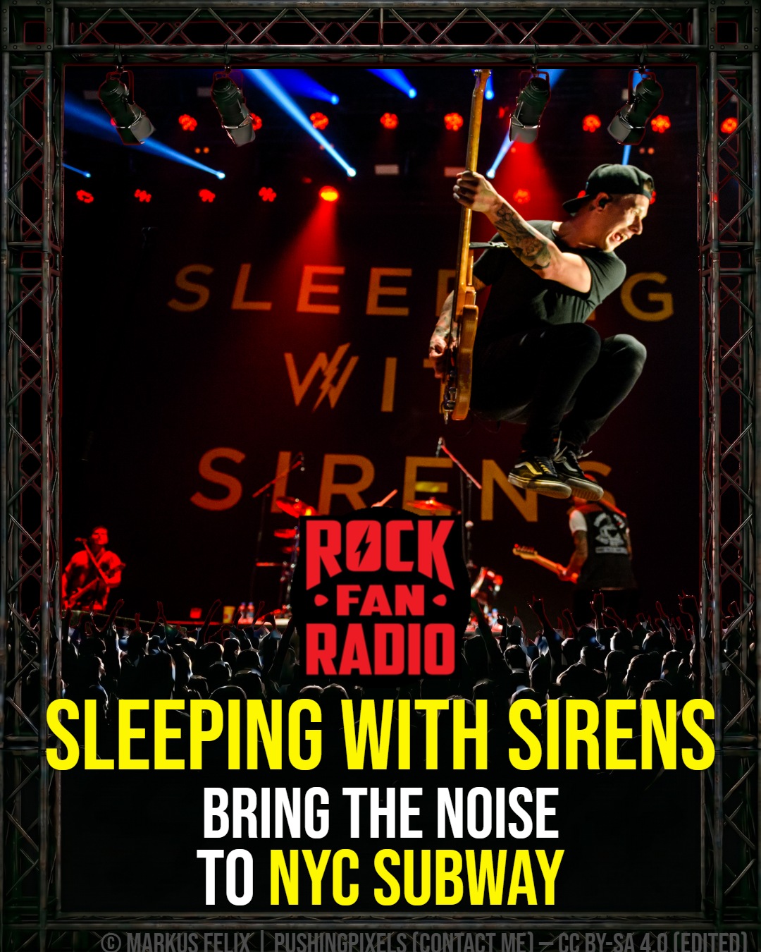Sleeping With Sirens Bring the Noise to NYC Subway