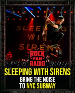 Sleeping With Sirens Bring the Noise to NYC Subway