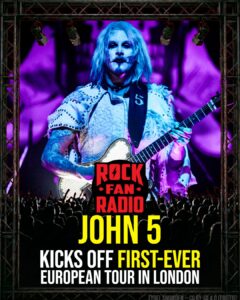 JOHN 5 Kicks Off First-Ever European Tour In London