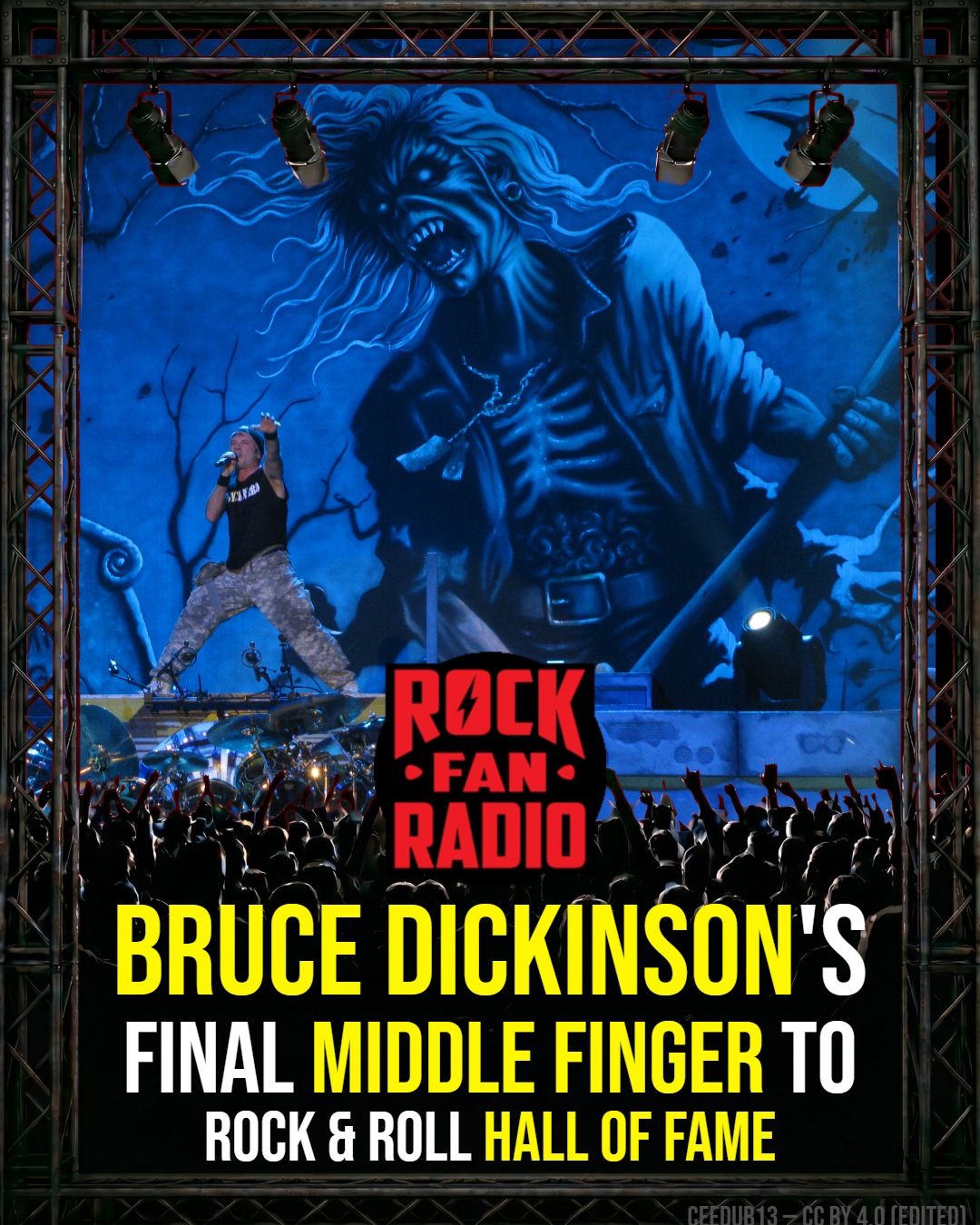 Bruce Dickinson’s Final Middle Finger to R&R Hall of Fame