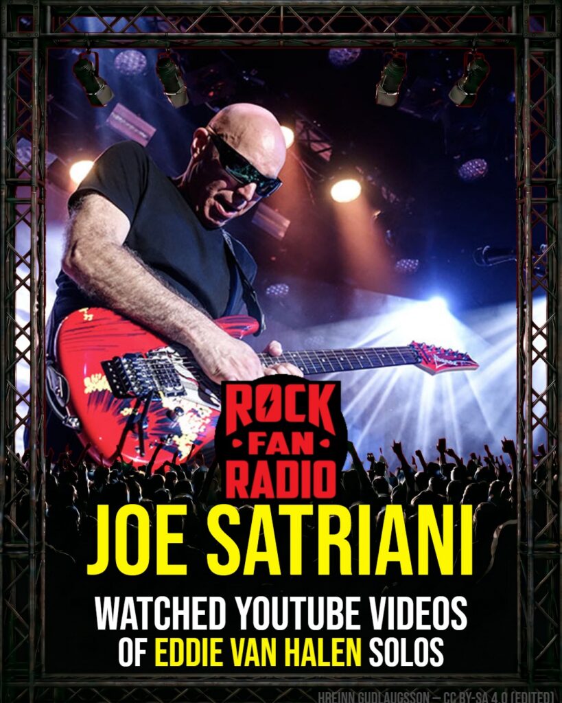 Joe Satriani Watched YouTube Videos of Eddie Van Halen Solos