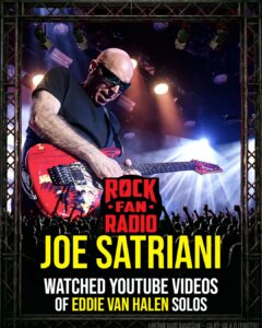 Joe Satriani Watched YouTube Videos of Eddie Van Halen Solos