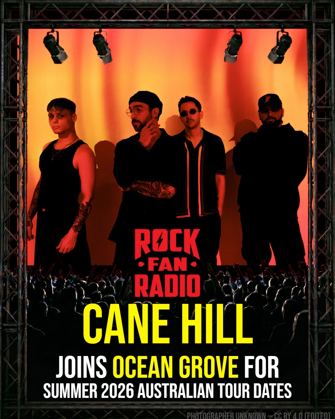 Cane Hill Joins Ocean Grove For Summer 2026 Australian Tour Dates