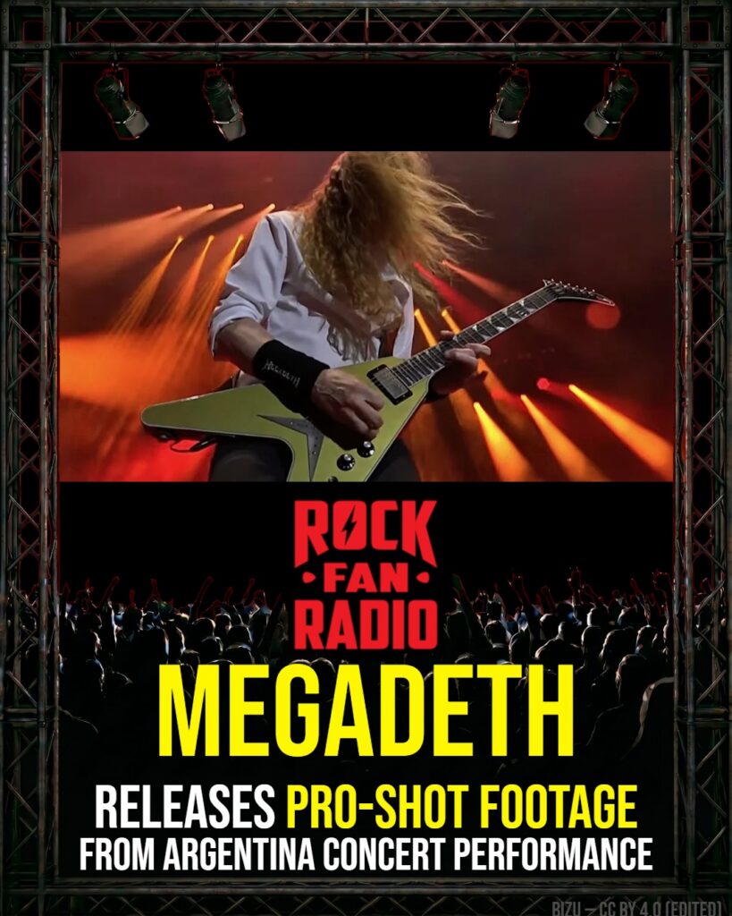 Megadeth Releases Pro-Shot Footage From Argentina Concert Performance
