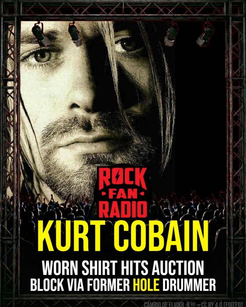 Kurt Cobain’s Worn Shirt Hits Auction Block Via Former Hole Drummer