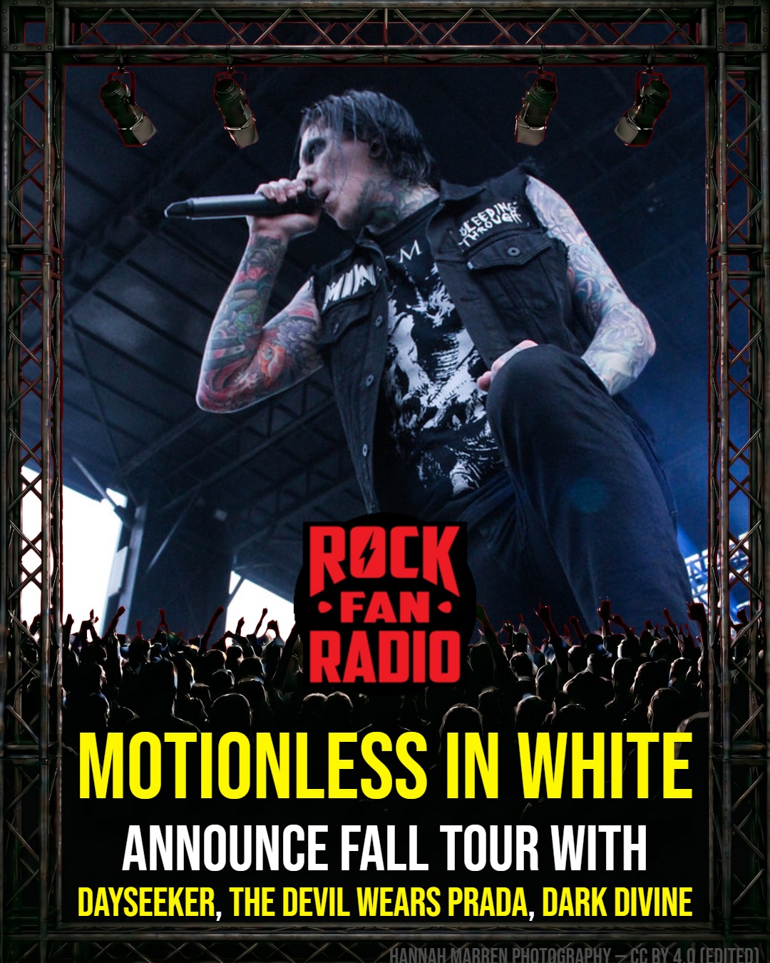 Motionless in White announce fall tour with Dayseeker, The Devil Wears Prada, Dark Divine