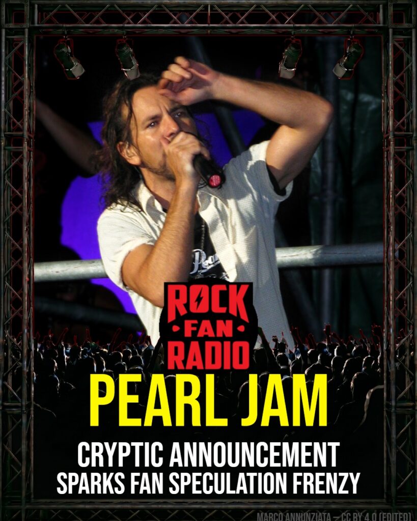 Pearl Jam Cryptic Announcement Sparks Fan Speculation Frenzy