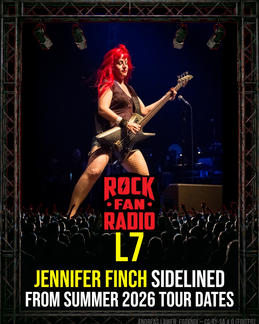 L7’s Jennifer Finch Sidelined From Summer 2026 Tour Dates