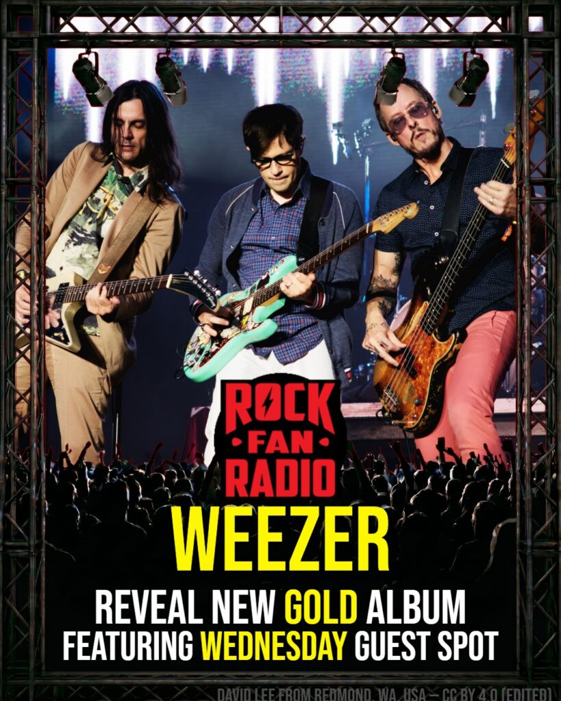 Weezer Reveal New Album ‘Gold’ Featuring Wednesday Guest Spot