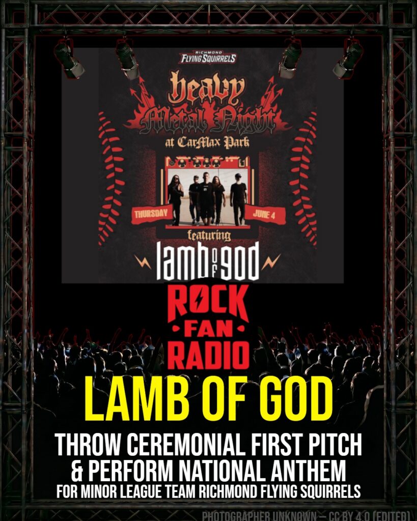 Lamb of God Throw Ceremonial First Pitch & Perform National Anthem