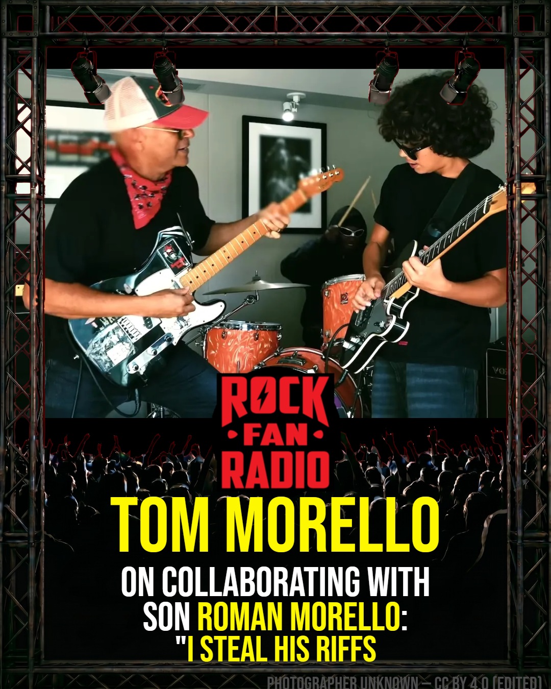 Tom Morello on Collaborating With Son Roman: ‘I Steal His Riffs’