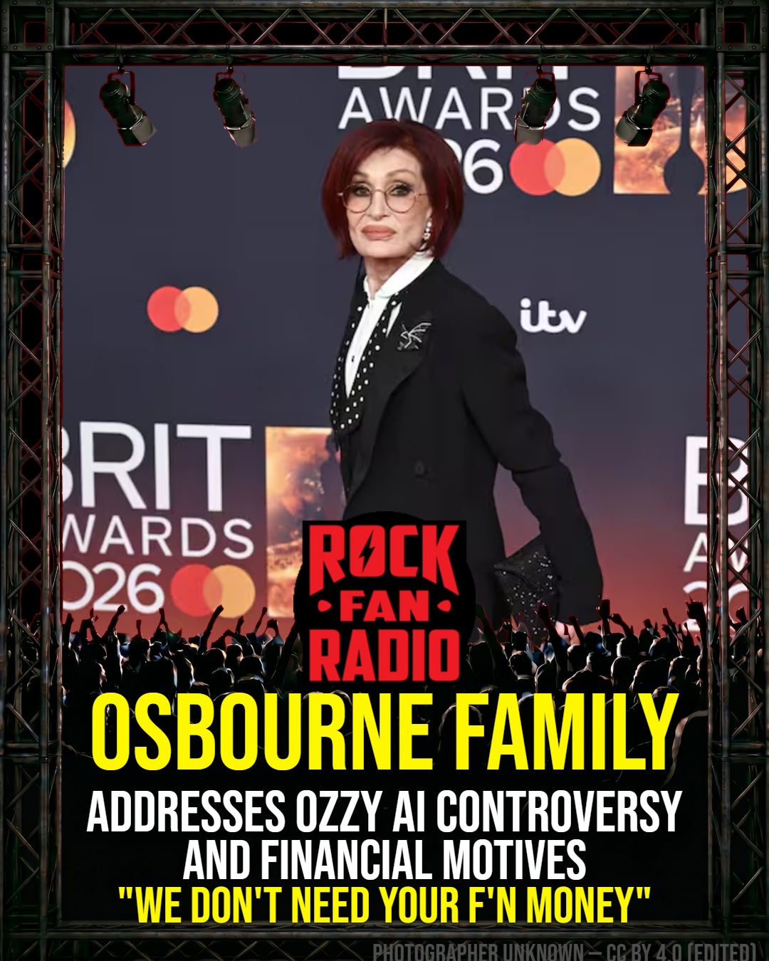 Osbourne Family Addresses Ozzy AI Controversy and Financial Motives