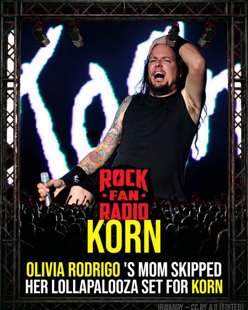 Olivia Rodrigo’s Mom Skipped Her Lollapalooza Set for Korn