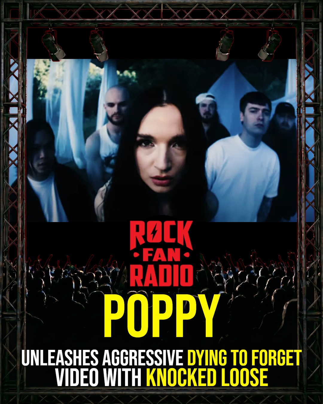 Poppy Unleashes Aggressive ‘Dying to Forget’ Video with Knocked Loose