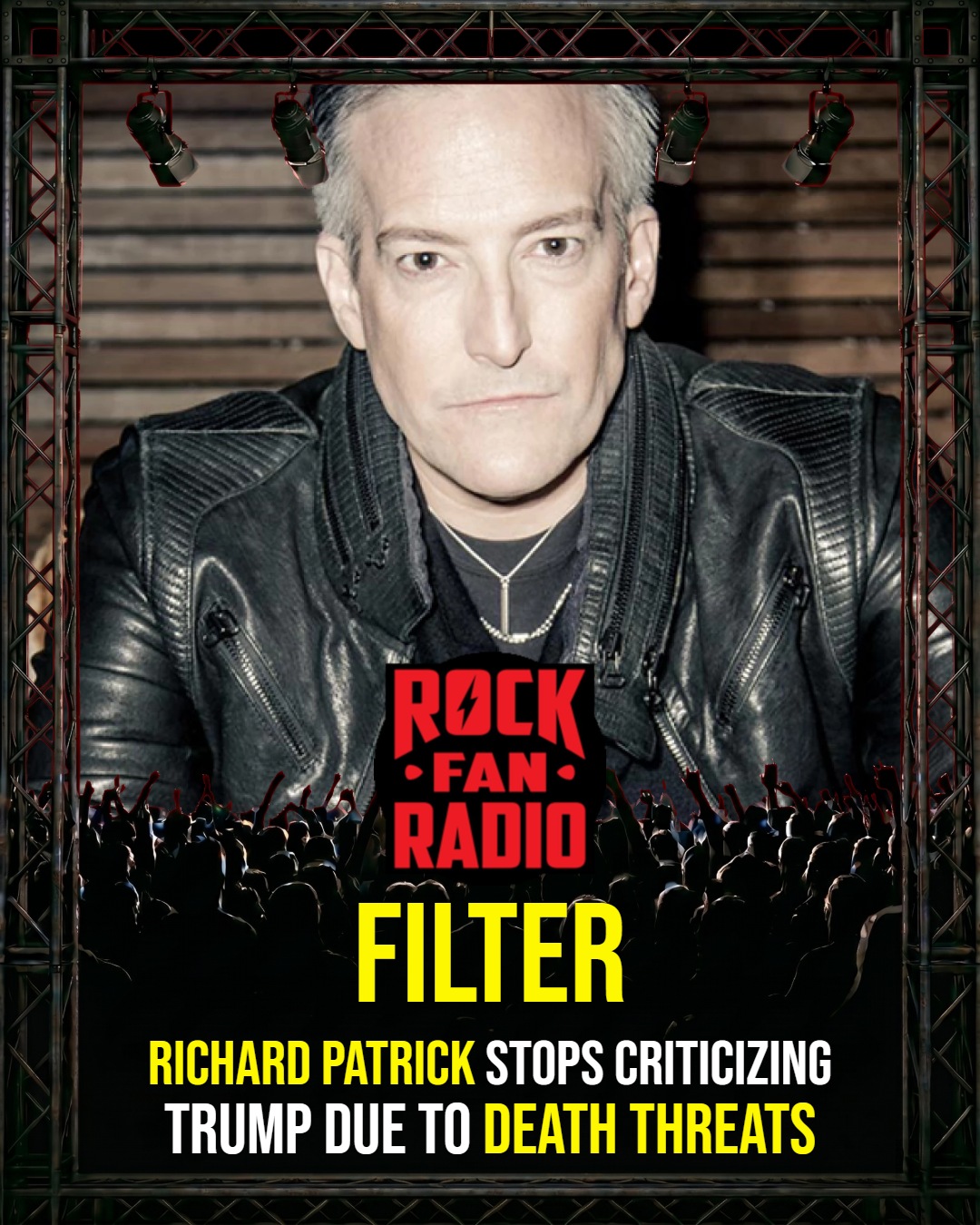 Filter’s Richard Patrick Stops Criticizing Trump Due to Death Threats