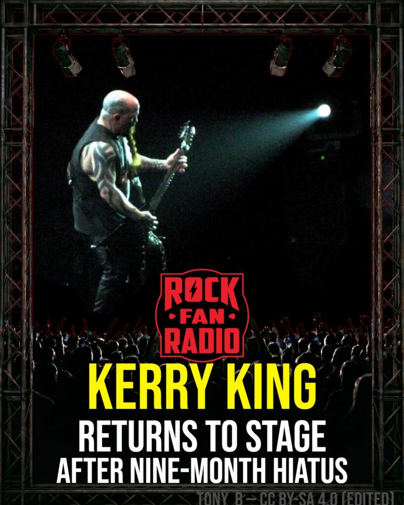 Kerry King Returns to Stage After Nine-Month Hiatus
