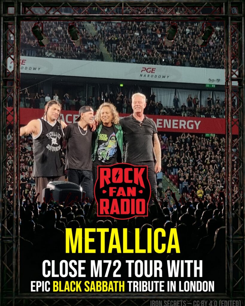 Metallica Close M72 Tour With Epic Black Sabbath Tribute In London