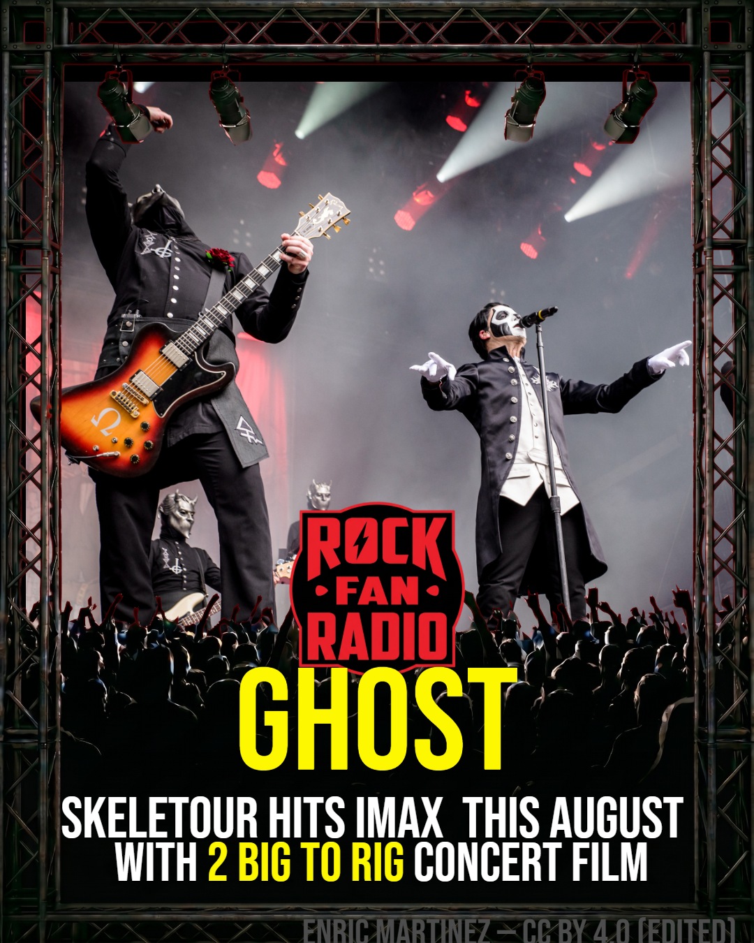 Ghost’s ‘Skeletour’ Hits IMAX This August With ‘2 Big To Rig’ Concert Film