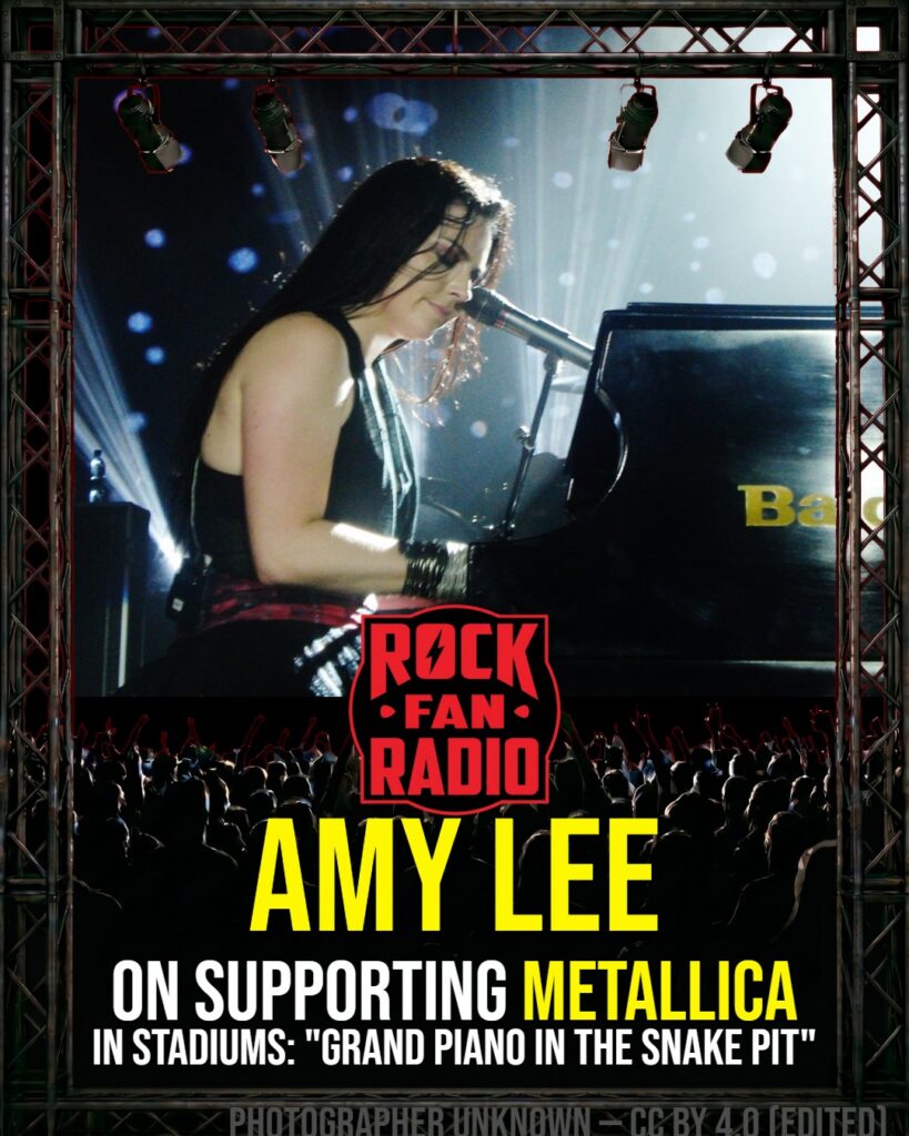 Amy Lee On Supporting Metallica In Stadiums: “Grand Piano In The Snake Pit”