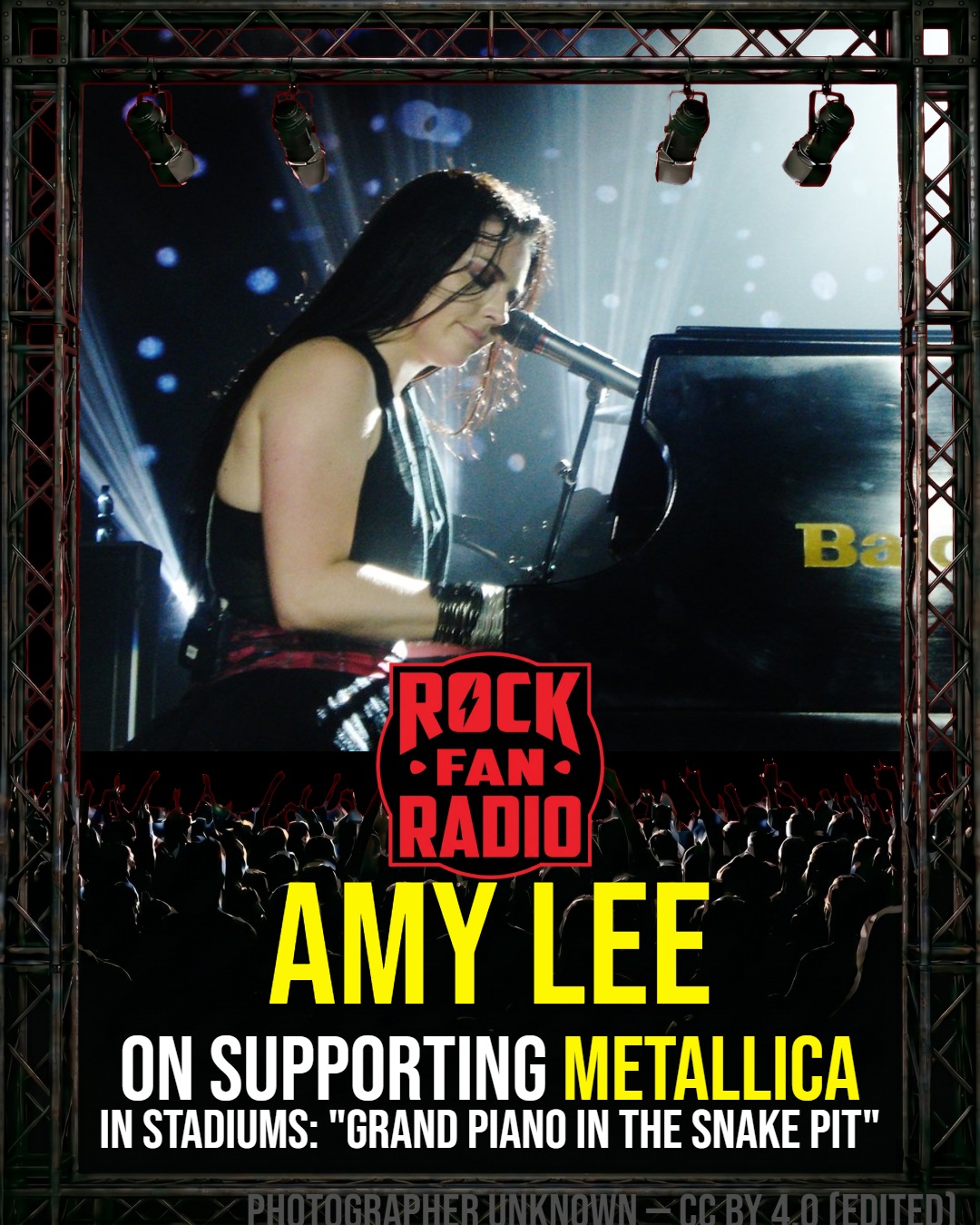Amy Lee On Supporting Metallica In Stadiums: “Grand Piano In The Snake Pit”