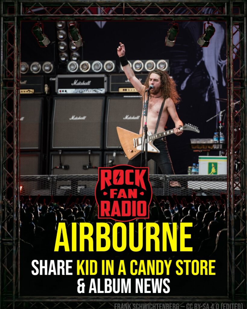 Airbourne Share ‘Kid In A Candy Store’ & Album News