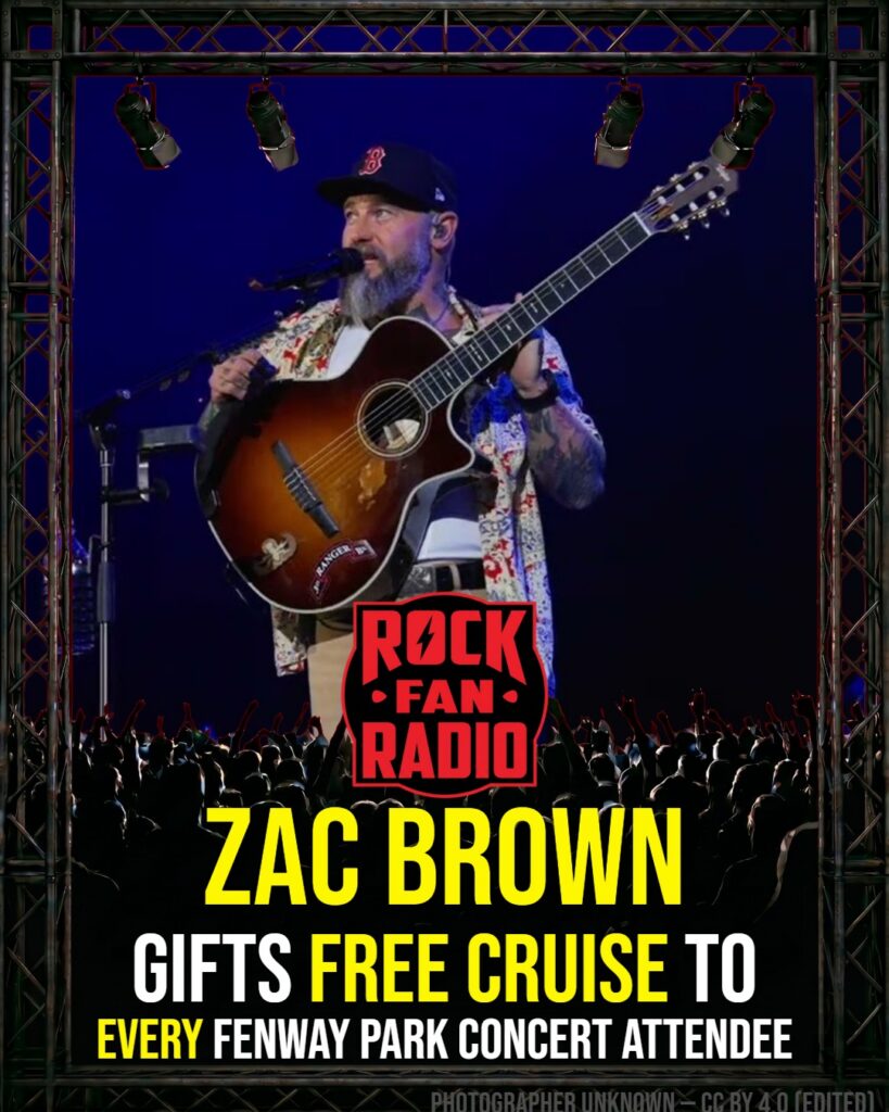 Zac Brown Gifts Free Cruise To Every Fenway Park Concert Attendee