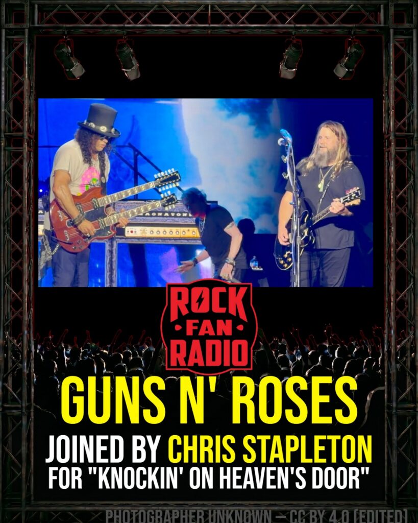 Guns N’ Roses Joined by Chris Stapleton for “Knockin’ On Heaven’s Door”
