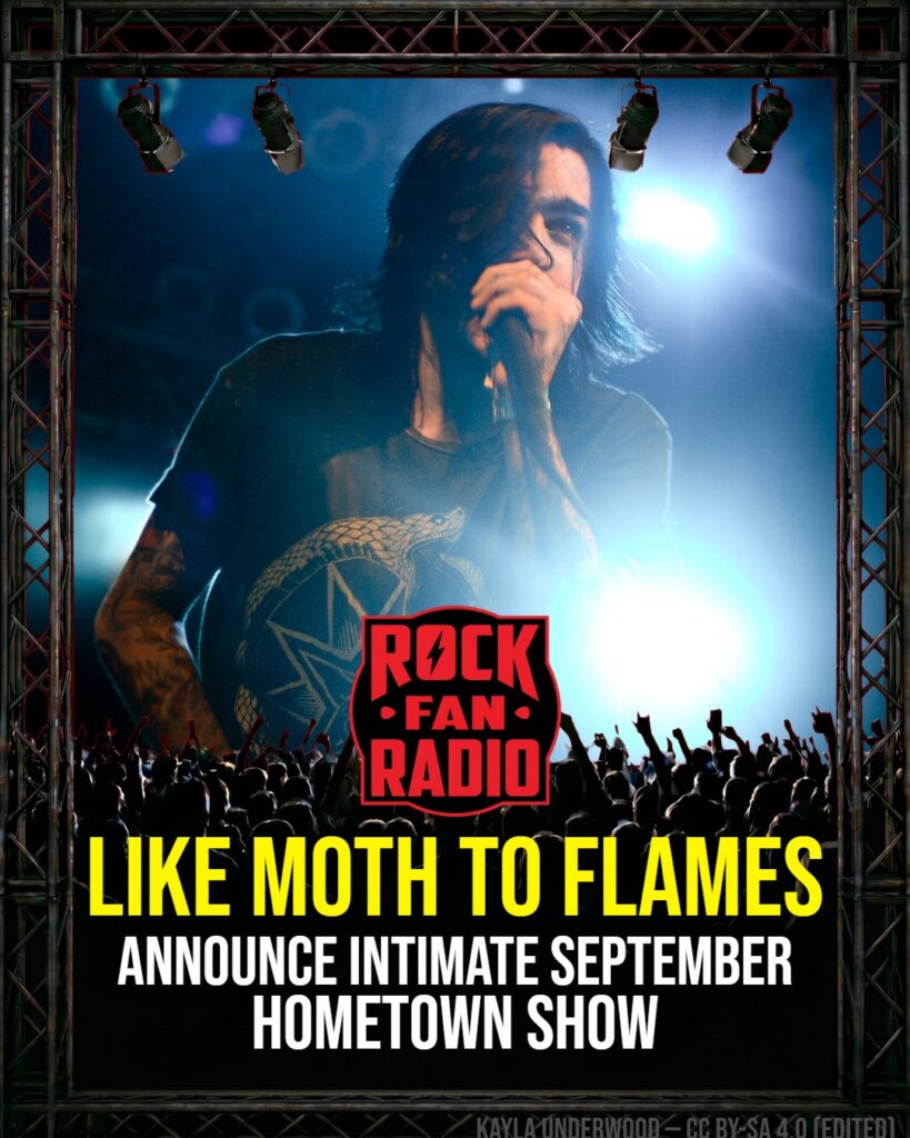 Like Moth To Flames Announce Intimate September Hometown Show