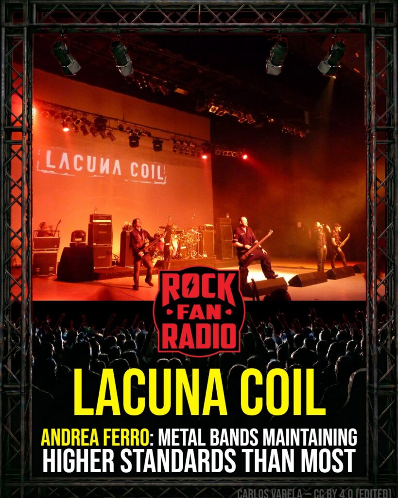 Lacuna Coil’s Andrea Ferro: Metal Bands Maintaining Higher Standards Than Most