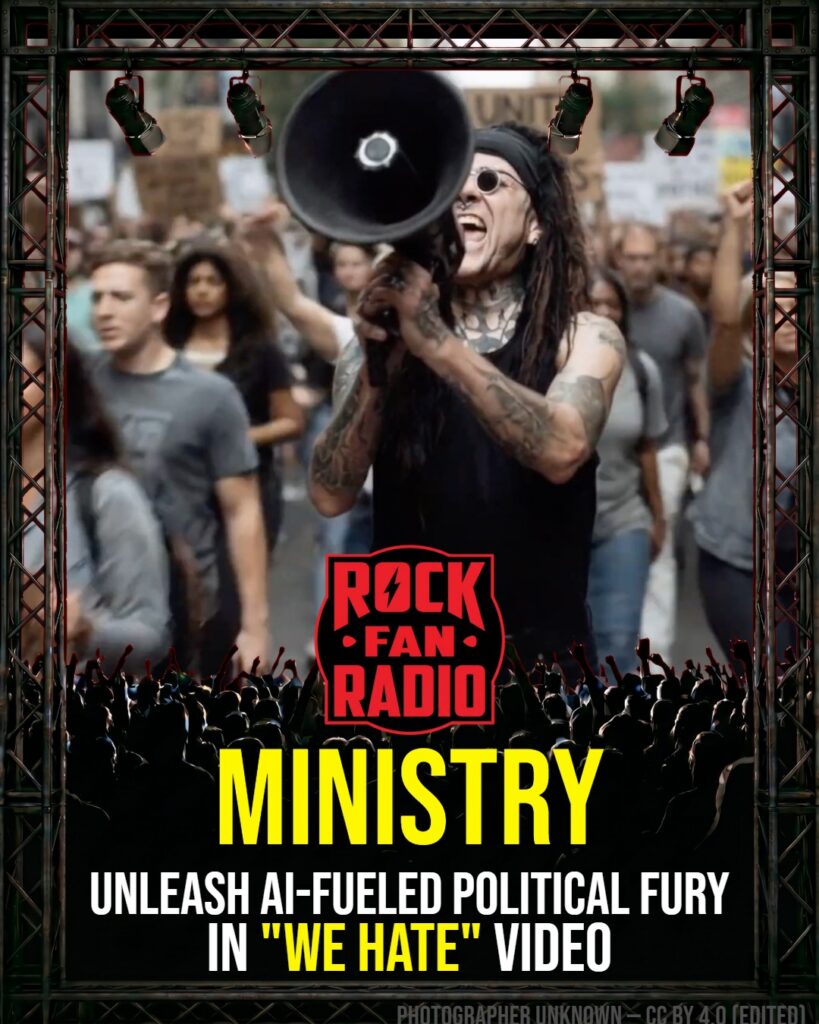 Ministry Unleash AI-Fueled Political Fury in “We Hate” Video