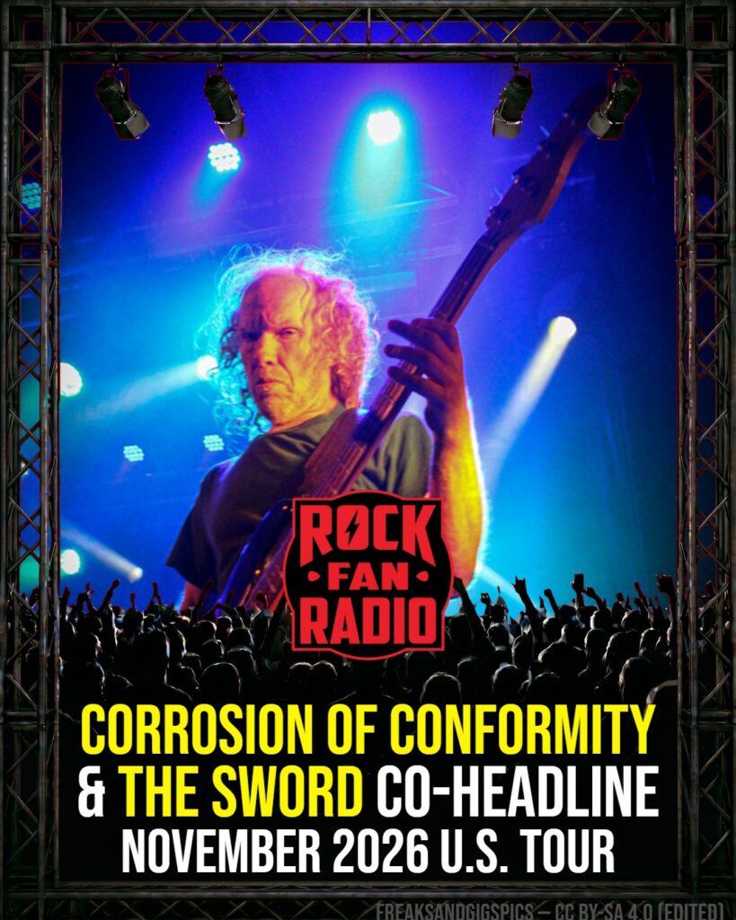 Corrosion of Conformity & The Sword Co-Headline November 2026 U.S. Tour