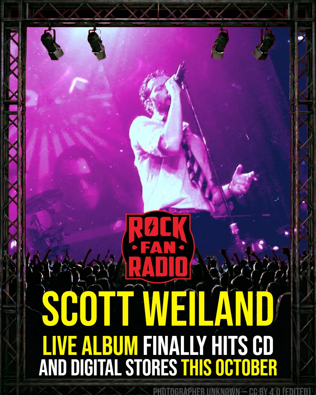 Scott Weiland’s Live Album Finally Hits CD and Digital Stores This October