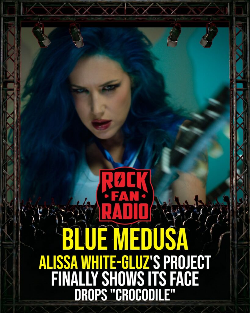 Blue Medusa Alissa White-Gluz’s Project Finally Shows Its Face Drops “Crocodile”