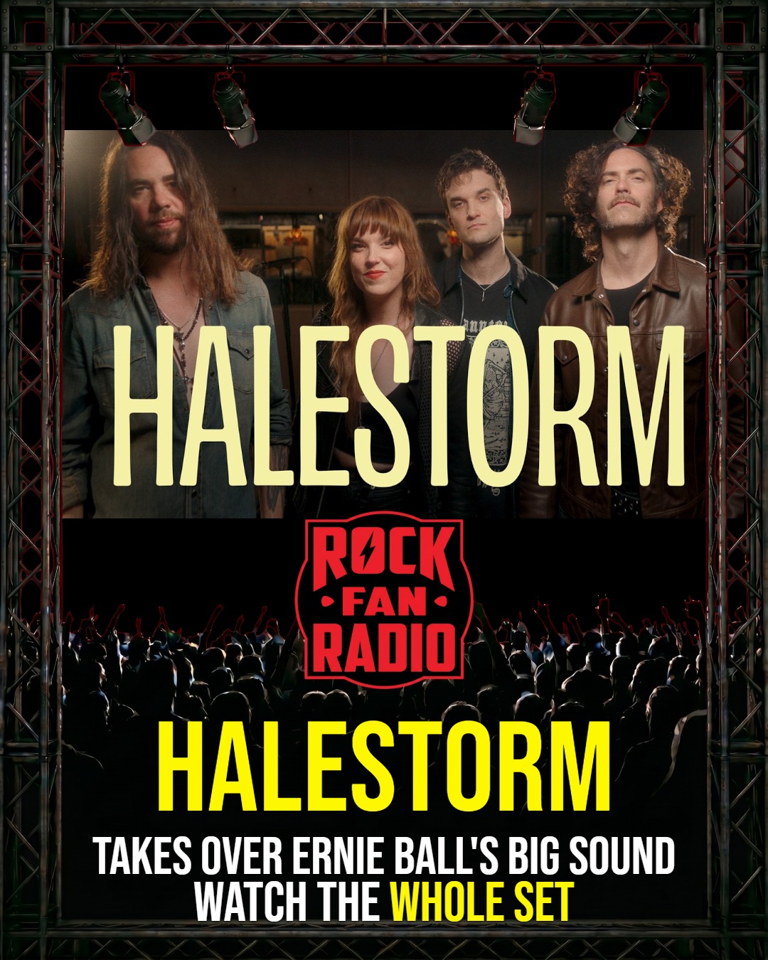 Halestorm Takes Over Ernie Ball’s Big Sound—Watch the Whole Set