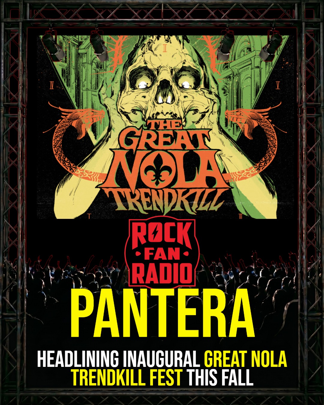 Pantera Headlining Inaugural Great NOLA Trendkill Fest This Fall