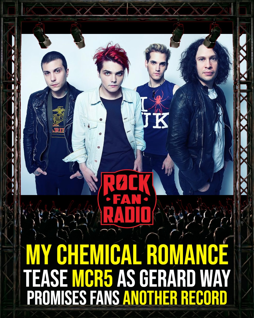 My Chemical Romance Tease MCR5 as Gerard Way Promises Fans ‘Another Record’