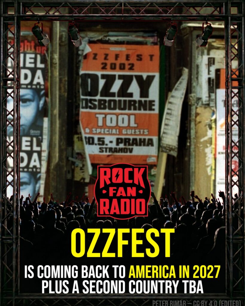 Ozzfest Is Coming Back to America in 2027 — Plus a Second Country TBA