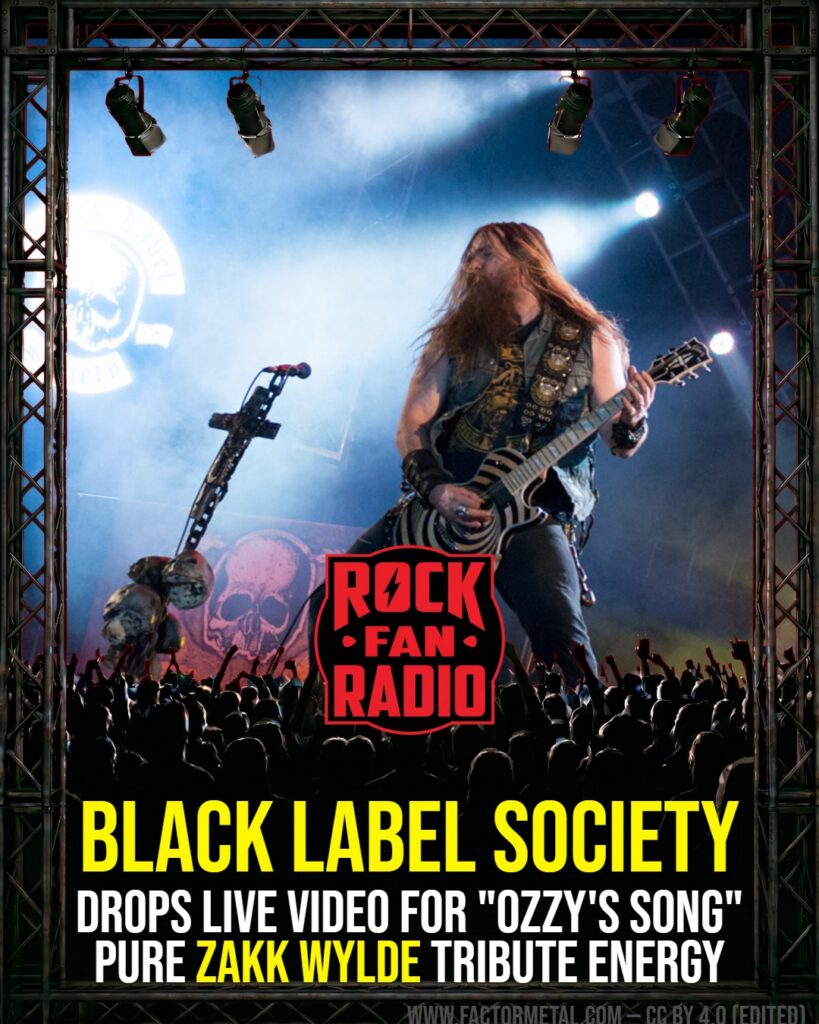 Black Label Society Drops Live Video for “Ozzy’s Song”—Pure Zakk Wylde Tribute Energy