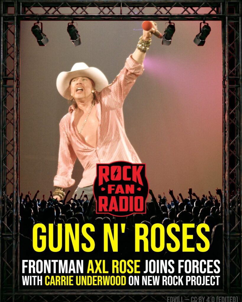 Guns N’ Roses Frontman Axl Rose Joins Forces With Carrie Underwood on New Rock Project